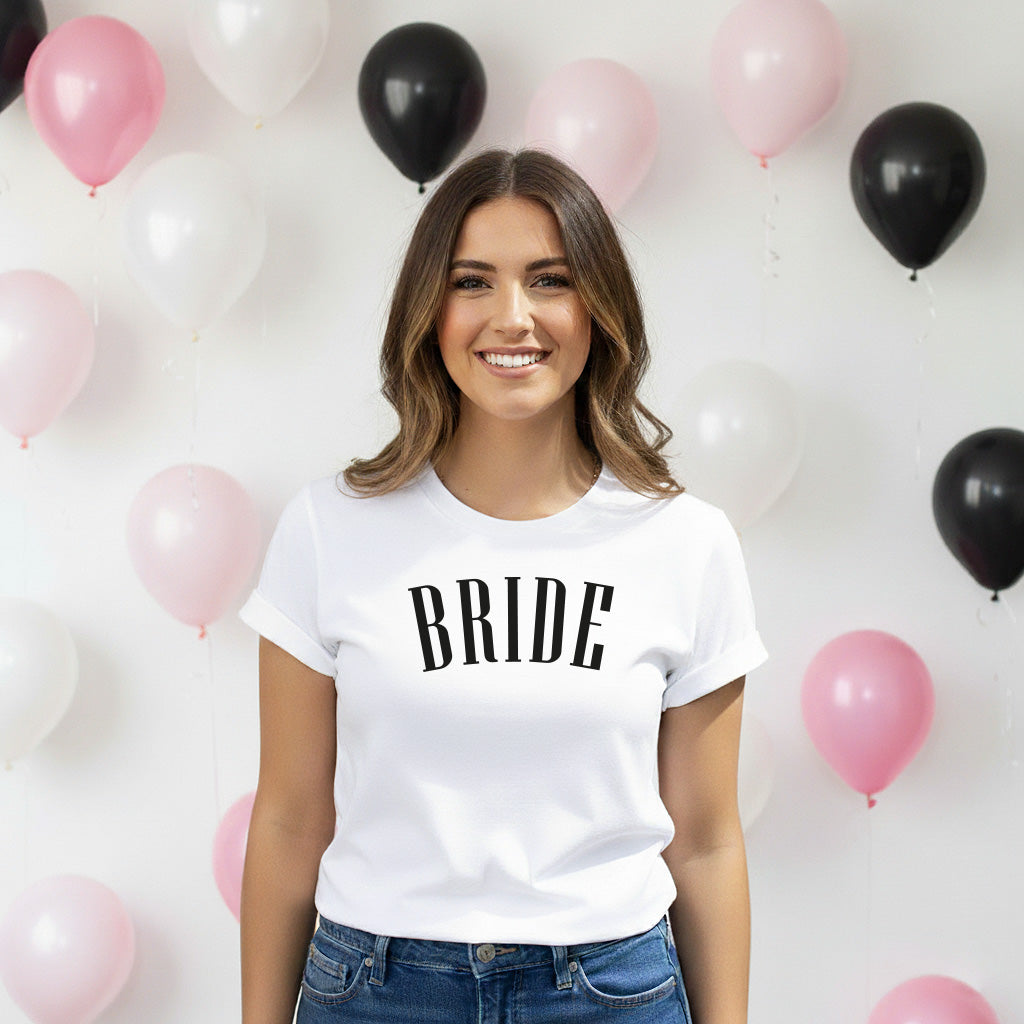 Team Bride Vogue Style Desert Pink Tee