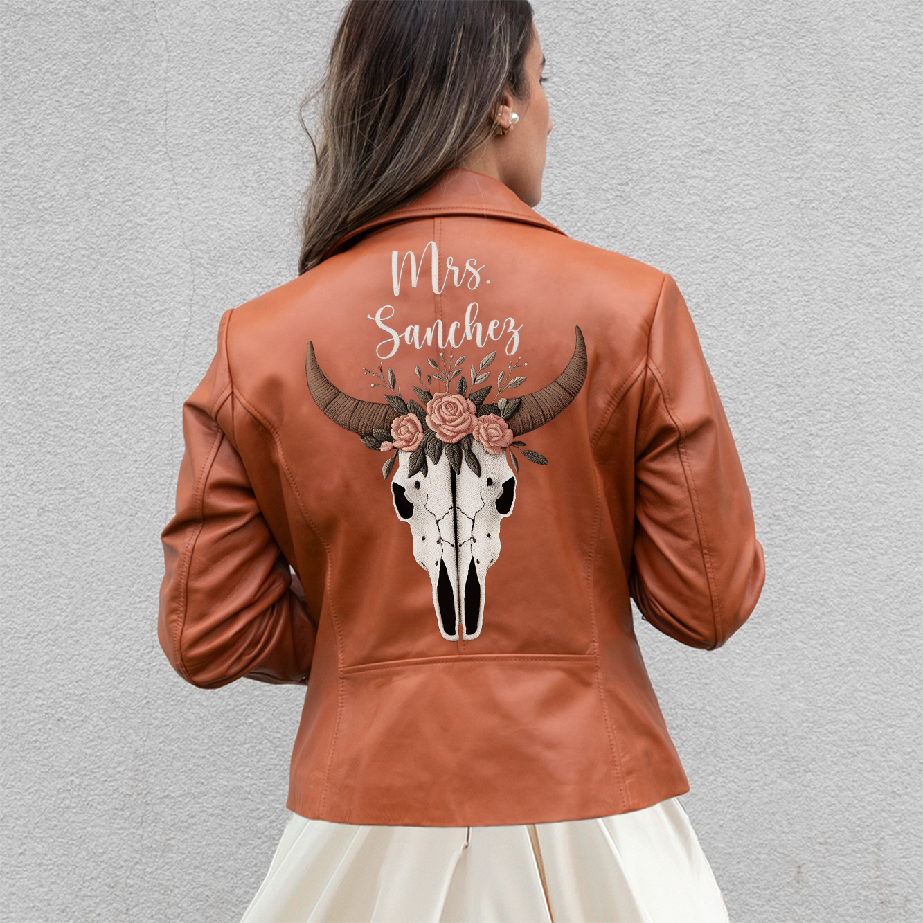 Personalized Bridal Shower Leather Jacket