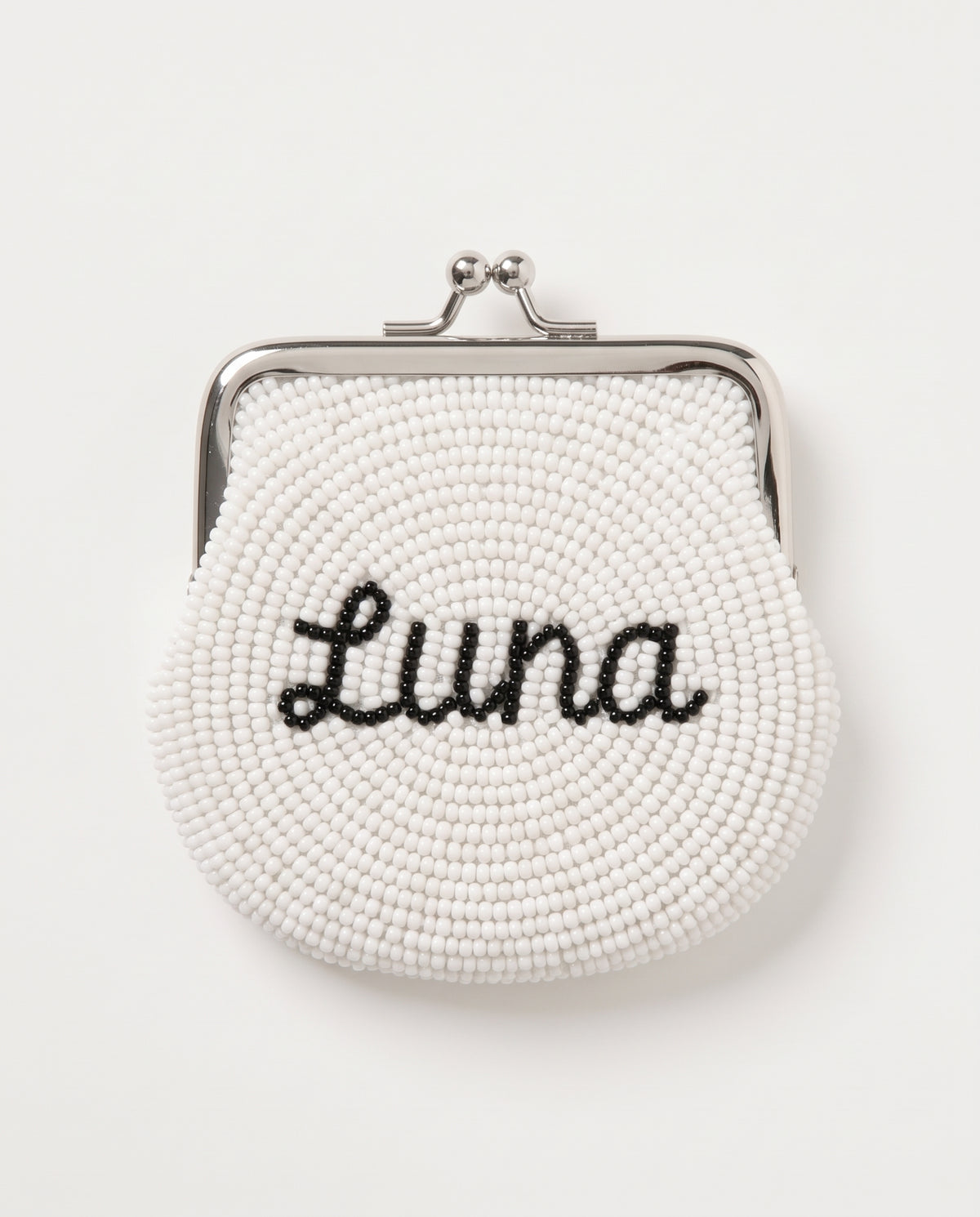 Personalized Pet Portrait Beaded Coin Purse with Name, Custom Cat Face Pouch Kiss Lock Wallet, Hand Beaded Pet Lover Gift