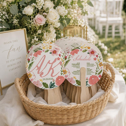 Elegant Summer Ceremony Hand Fans