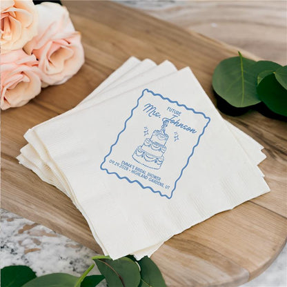 Future Mrs. Bridal Cake Napkins (CS 719)
