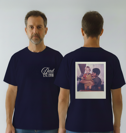 Custom Dad Est. Year Photo Shirt