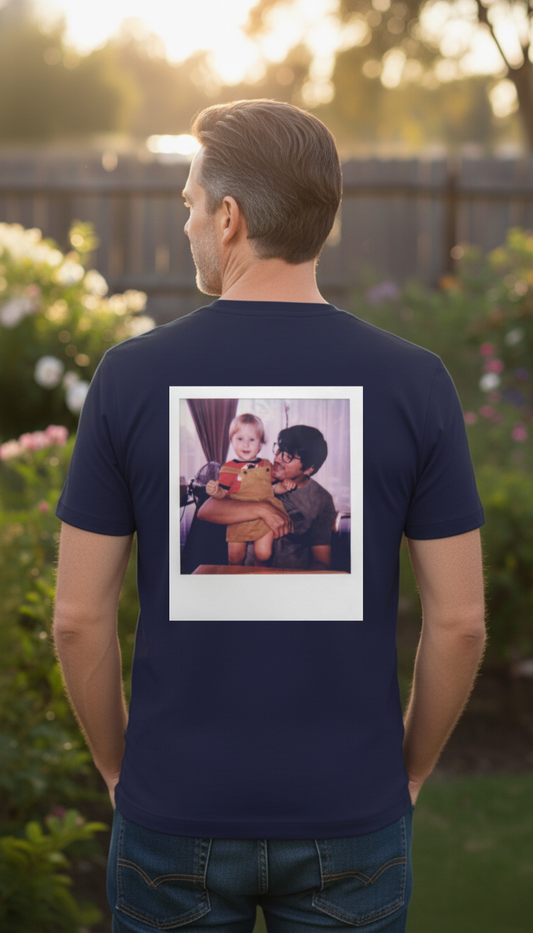 Custom Dad Est. Year Photo Shirt