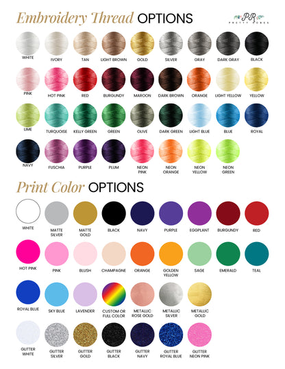 a variety of embroidery thread options, including different colors and patterns, arranged in a grid format.