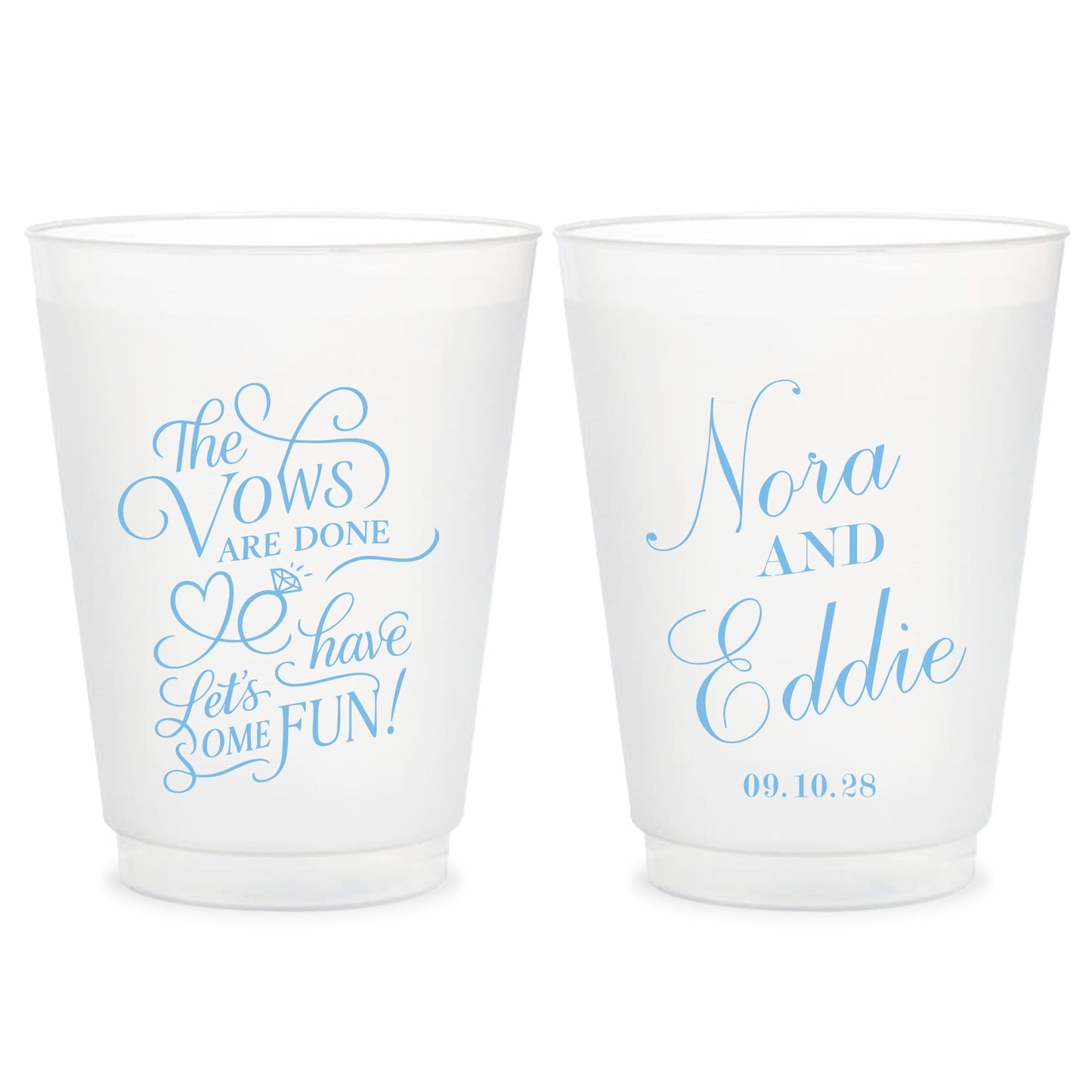 Customized Wedding Cups (CS 672)