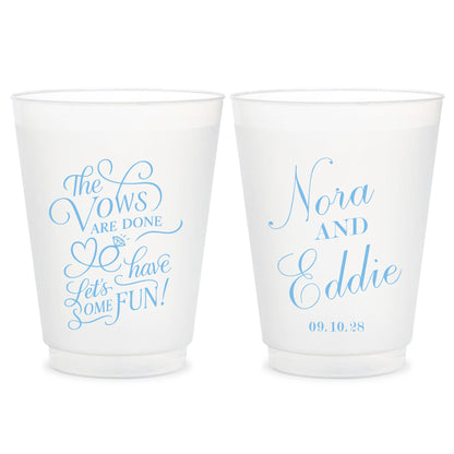 Customized Wedding Cups (CS 672)