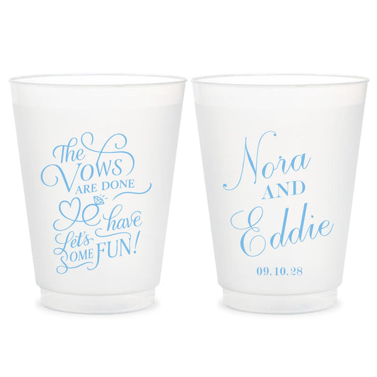 Customized Wedding Cups (CS 672)