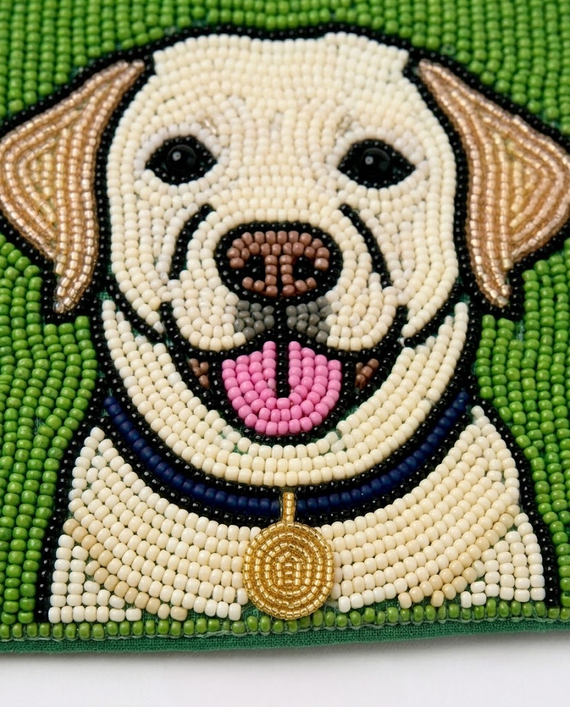Pet Beaded Coin Purse