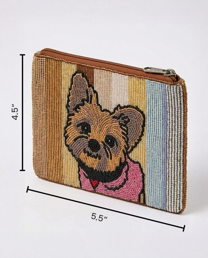 Pet Beaded Coin Purse