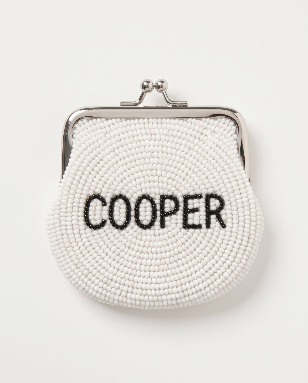 Personalized Pet Portrait Beaded Coin Purse with Name, Custom Cat Face Pouch Kiss Lock Wallet, Hand Beaded Pet Lover Gift