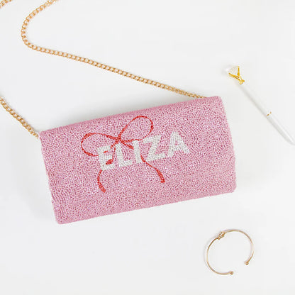 Bridesmaid Coquette Bow Clutch