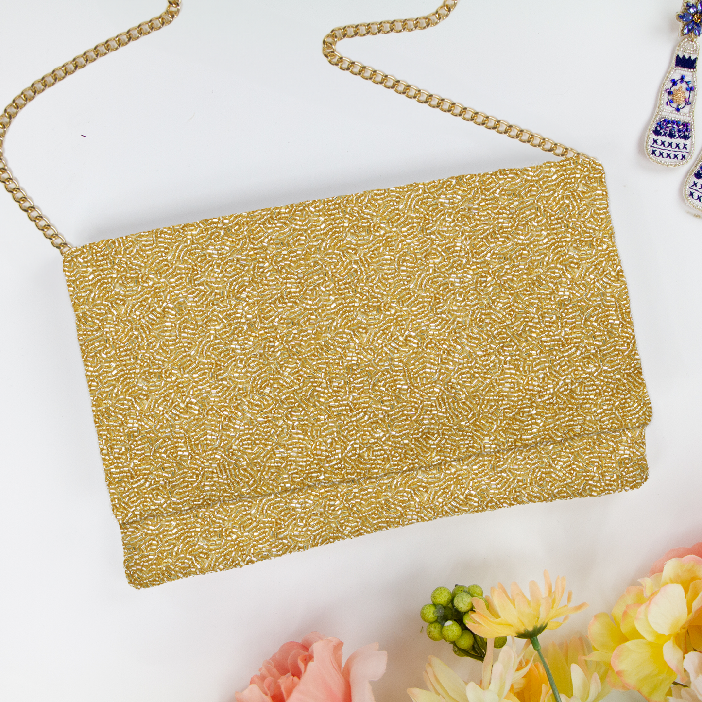 Personalized Beaded Clutch for Anniversary & Birthday Gifts - HHFC