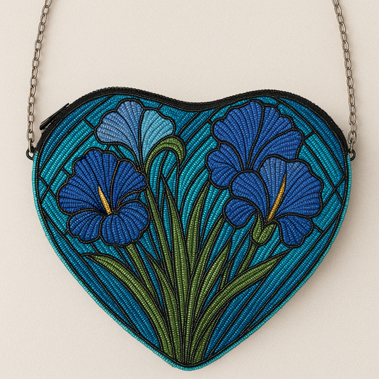 Heart Stained Glass Purse