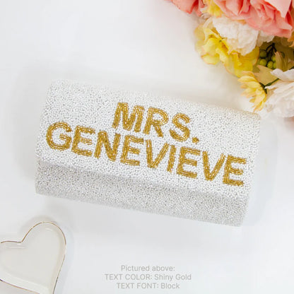 Beaded Barrel Clutch
