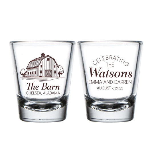 Wedding Venue Shot Glasses (KT 303)