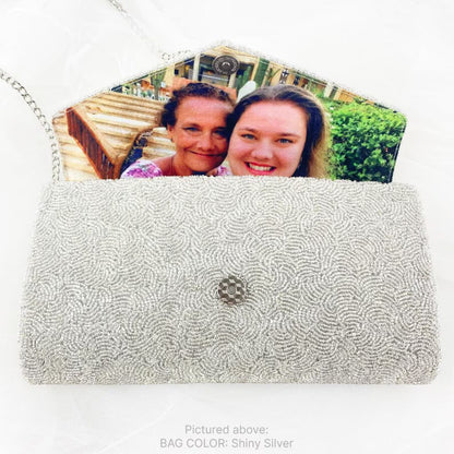 Bridal Envelope Beaded Clutch