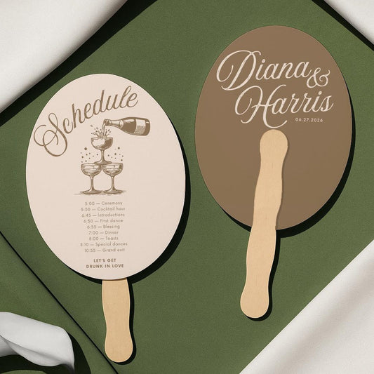 Custom Printed Wedding Fans (4)