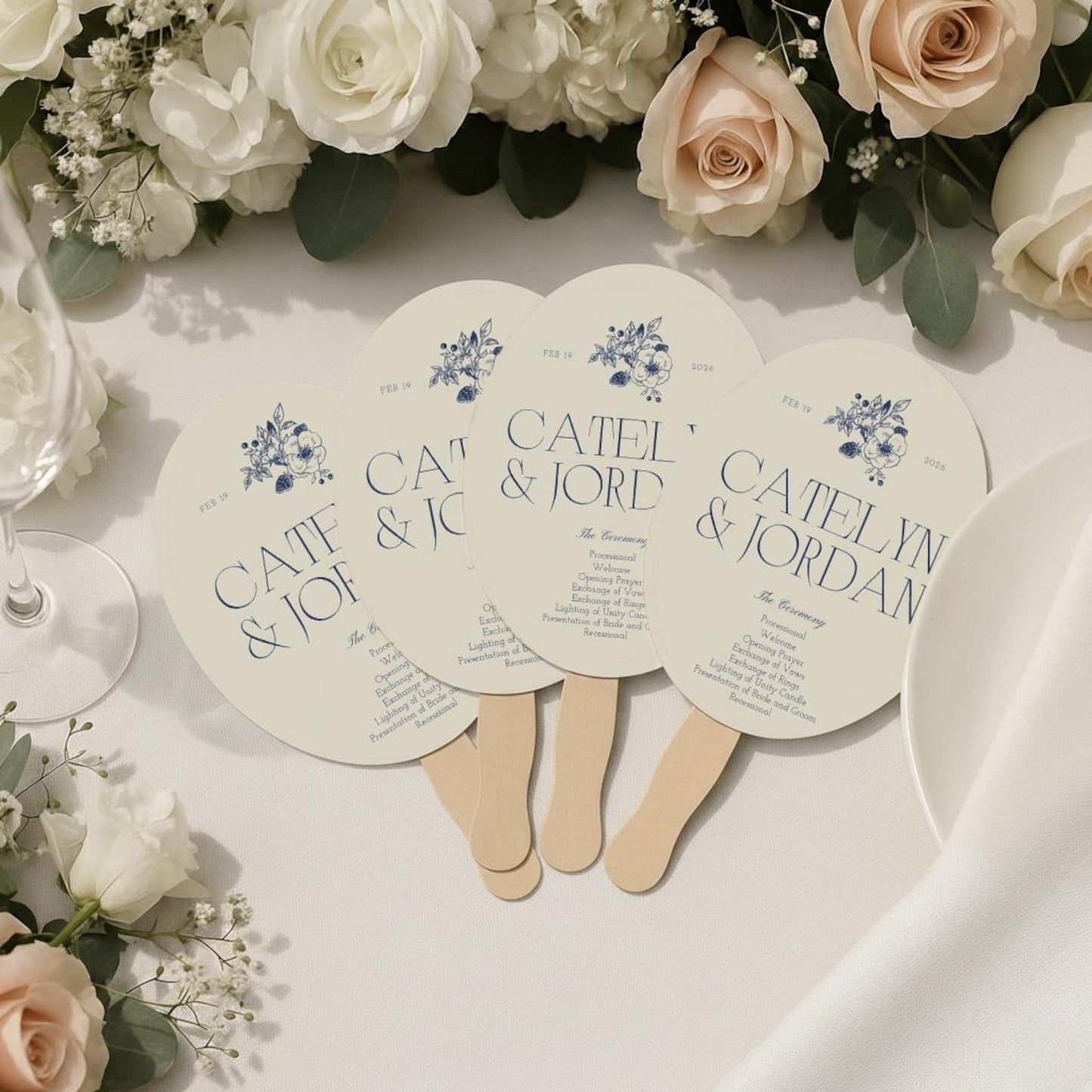 Wedding Ceremony Hand Fans (9)