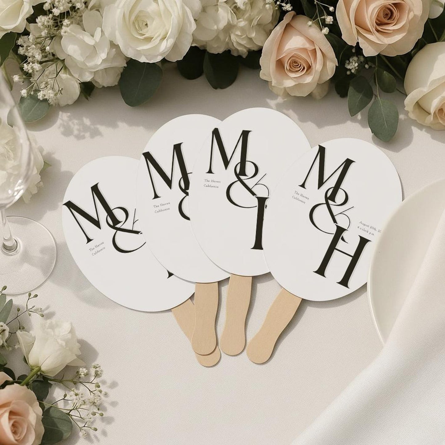 Wedding Favor Hand Fans (2)