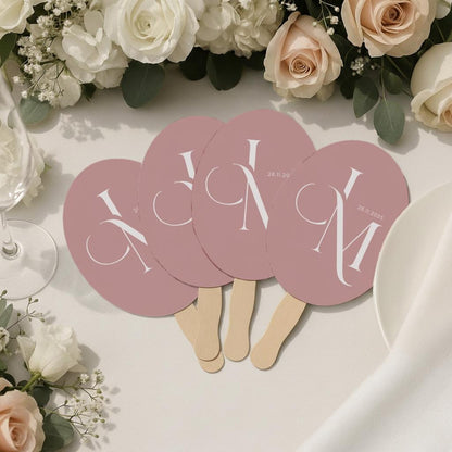 Personalized Hand Fan Wedding Favors (5)