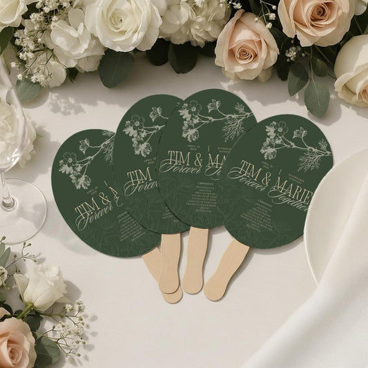 Personalized Hand Fan Favors (10)