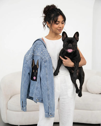 Embroidered Pet Wedding Jacket
