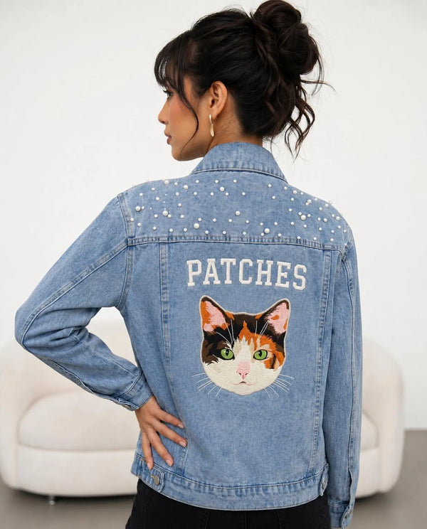 Embroidered Pet Wedding Jacket
