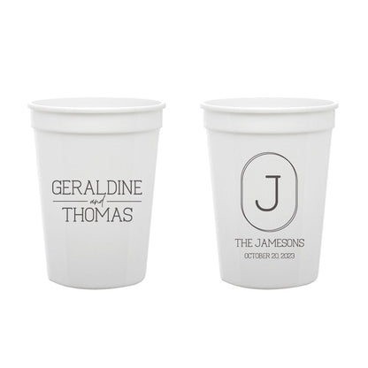 Custom Stadium Cups Wedding Favors (LP 83)