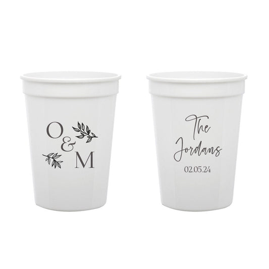 Custom Initials Stadium Cups (LP 91)