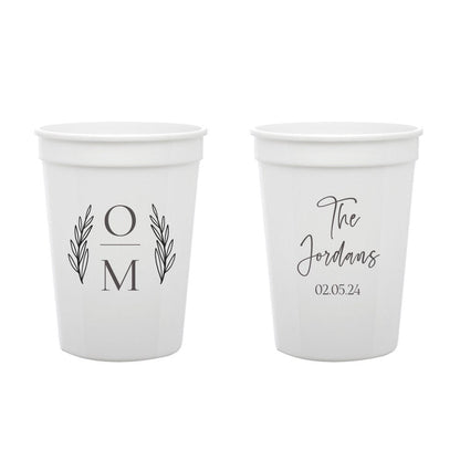 16oz Plastic Cups Wedding Favors (LP 93)
