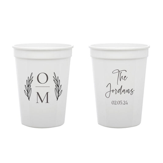 16oz Plastic Cups Wedding Favors (LP 93)