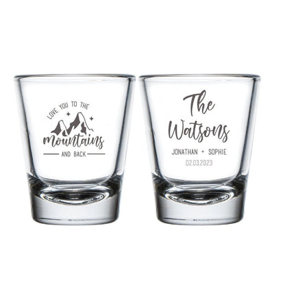 Wedding Shot Glass Favors (PK 187)