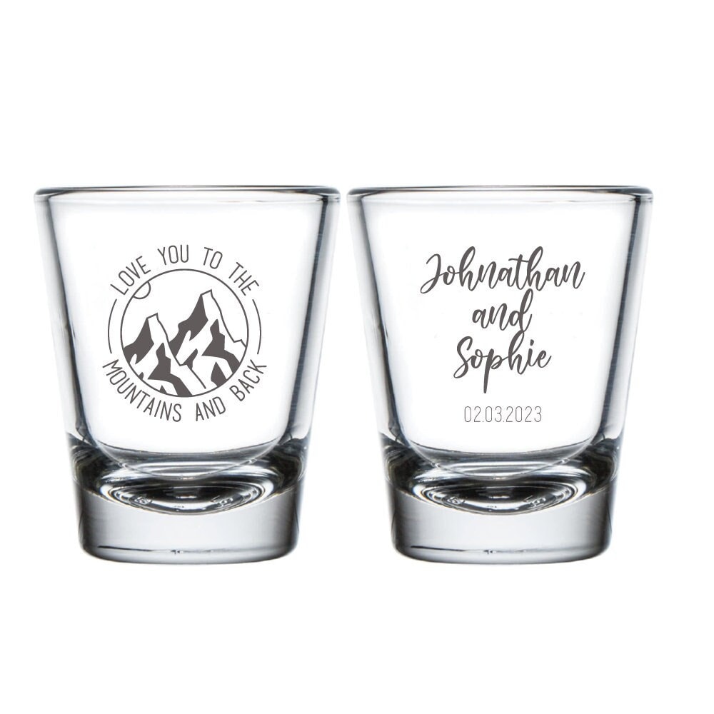 Wedding Shot Glasses (PK 184)