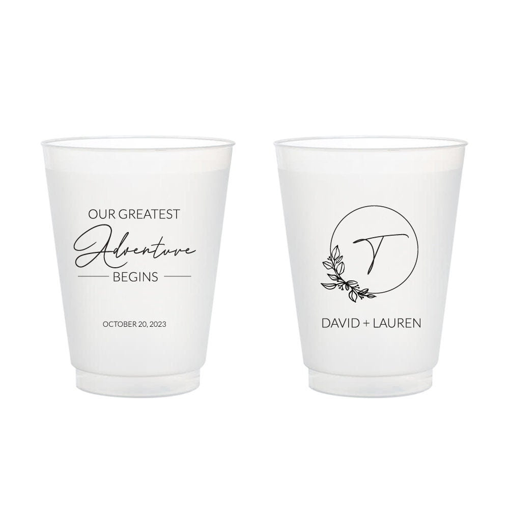 Personalized Frosted Cups (KT 141)