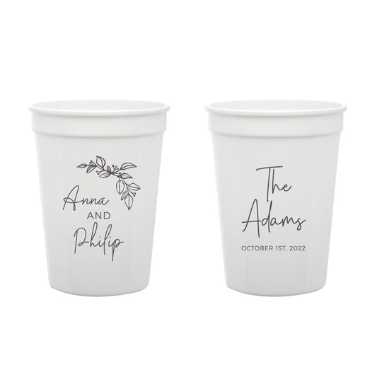 Plastic Cups Wedding Favors (CS 367)