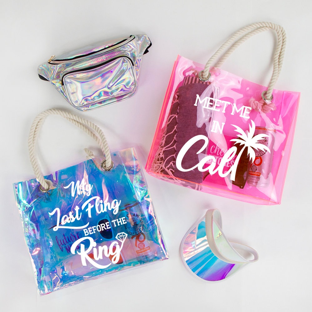 Last Fling Before The Ring Tote Bag, Custom Bachelorette Tote Bag, Personalized Bridal Shower Tote Bag, Bridal Party Tote Bags, Bridal Totes