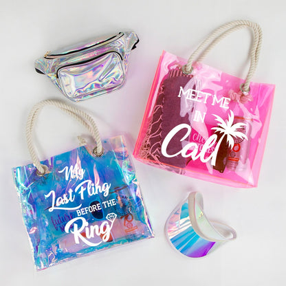 Last Fling Before The Ring Tote Bag, Custom Bachelorette Tote Bag, Personalized Bridal Shower Tote Bag, Bridal Party Tote Bags, Bridal Totes
