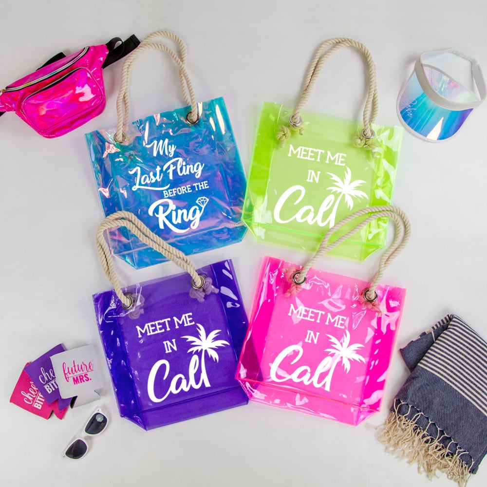 Last Fling Before The Ring Tote Bag, Custom Bachelorette Tote Bag, Personalized Bridal Shower Tote Bag, Bridal Party Tote Bags, Bridal Totes