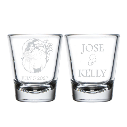 Shot Glasses with Portrait (199)