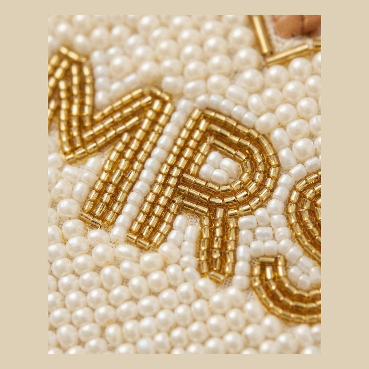 hand beaded detail