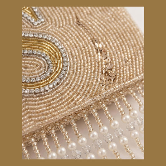 hand beaded detail