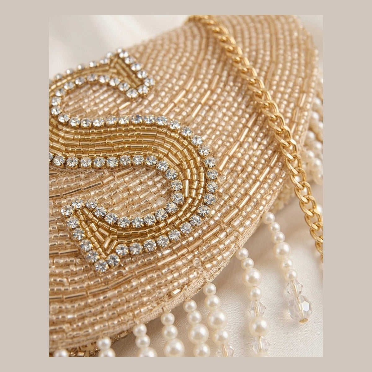 hand beaded detail