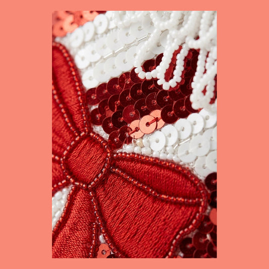 hand beaded detail