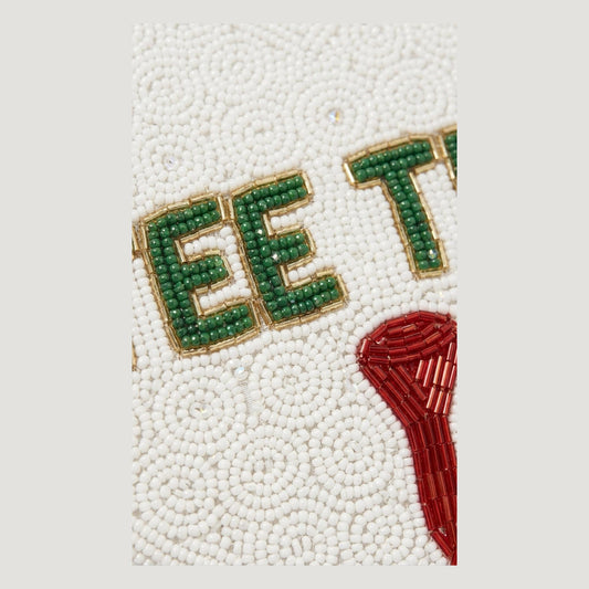 hand beaded detail