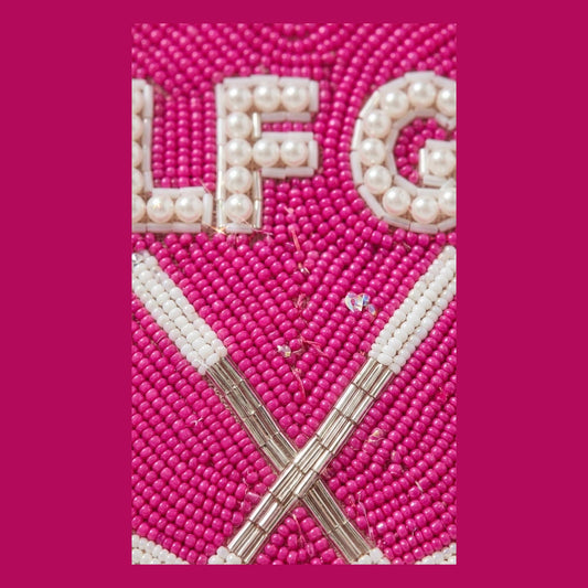 hand beaded detail