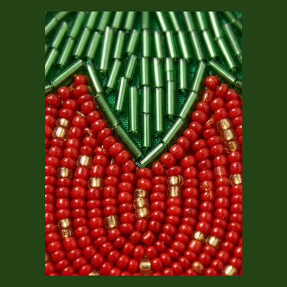 hand beaded detail