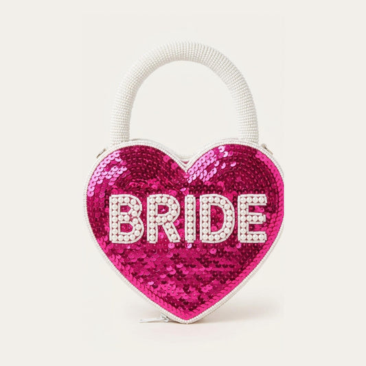 Personalized Bride Heart Bag