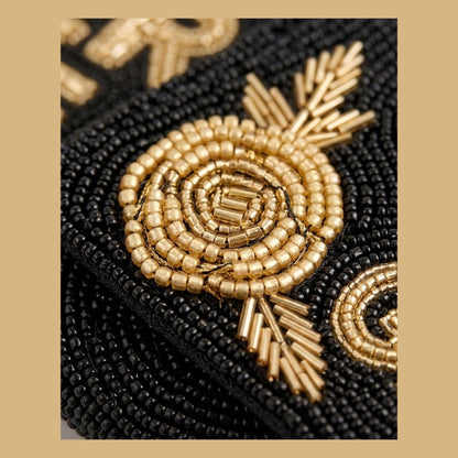 hand beaded detail