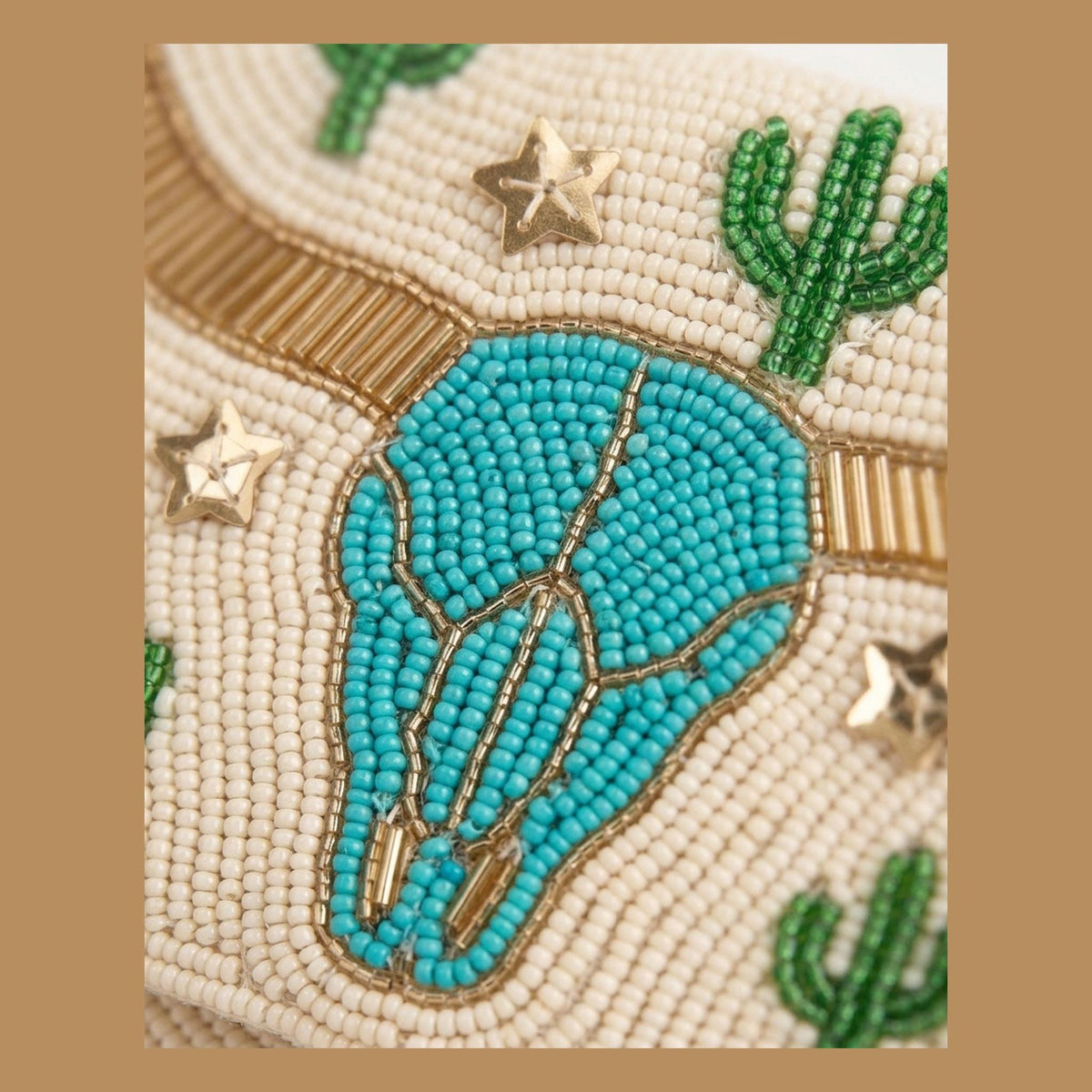 hand beaded detail