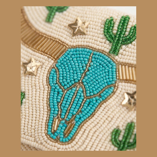 hand beaded detail